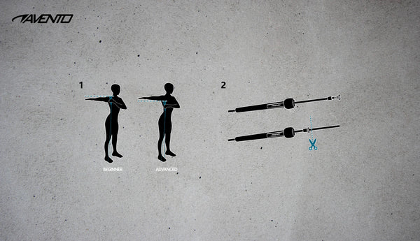 Harjoitusapuvälineet Avento hyppynaru