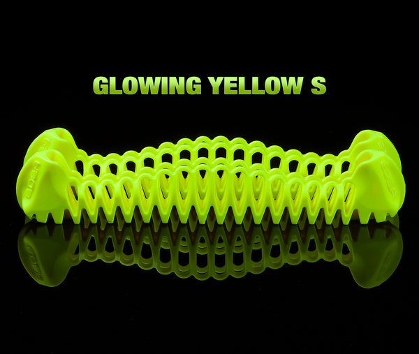 Kovat teräsuojat Edea E-guards -teräsuoja, S-koko Glowing Yellow