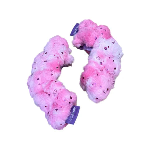 Pehmeät teräsuojat GuarDog Fuzzies -pörröteräsuoja LightPink w/Hearts