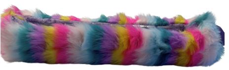 Pehmeät teräsuojat GuarDog Fuzzies -pörröteräsuoja Rainbow