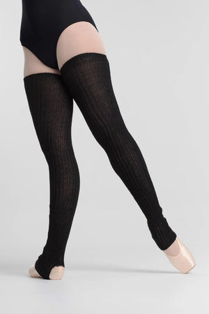 Säärystimet Intermezzo 2021 Maxivul -merinovillasäärystin Black