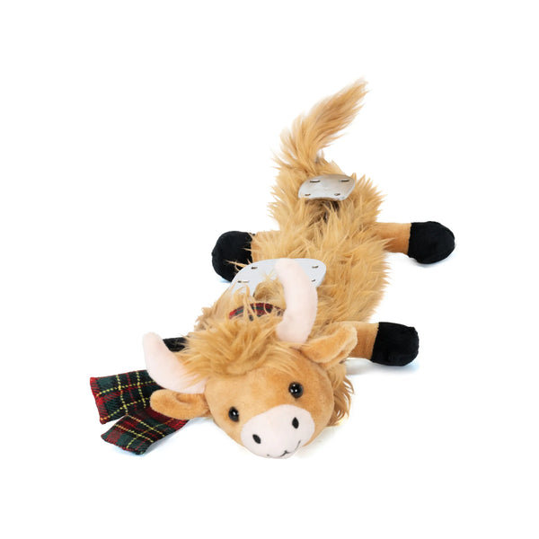Pehmeät teräsuojat Jerry's Highland cow -pehmoteräsuoja