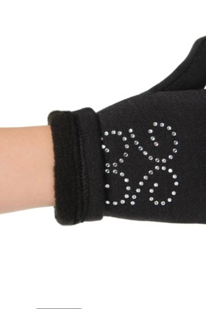 KMC Polartec rhinestone gloves