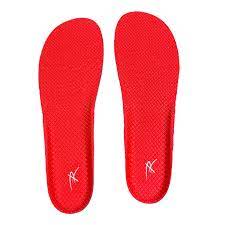 Riedell Insoles, red, custom product 