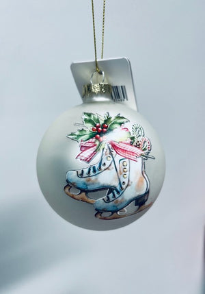 Korut & Lahjat Weiste lasipallo -joulukuusenkoriste