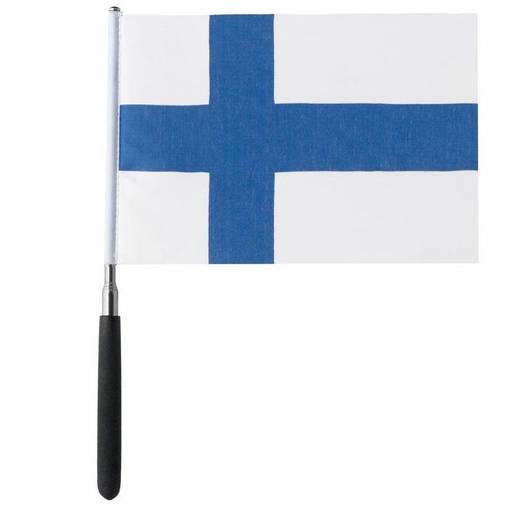 Suomen lippu teleskooppivarrella